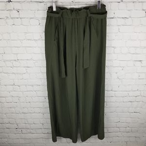 ALL IN MOTION | wide leg paper bag waist stretch pants